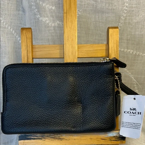 NWT Coach leather double wallet wristlet - Picture 2 of 15